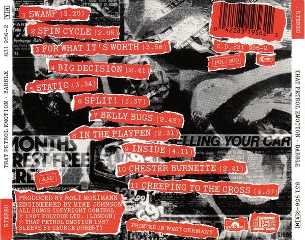 CD: CD That Petrol Emotion - Babble (1987) – Usato da Möriken AG venduto da mineralia 1