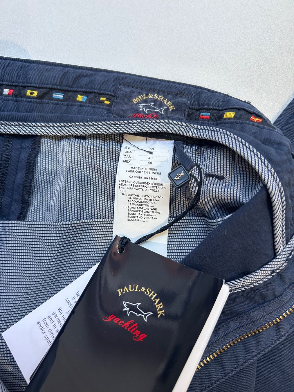 Paul & Shark Hosen: Paul & Shark Hose BW navy Gr. 58, neu – Neu und originalverpackt aus Glattpark(Opfikon) von Cmberger 3