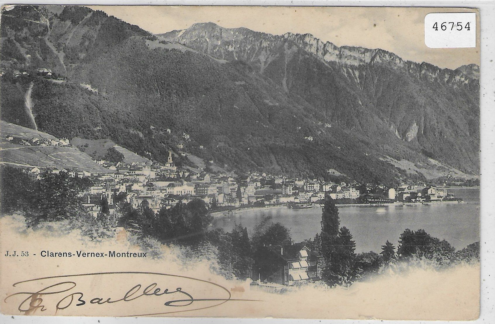 Cartoline postali: Clarens-Vernex-Montreux – Usato da Ettingen venduto da Kartenplanet