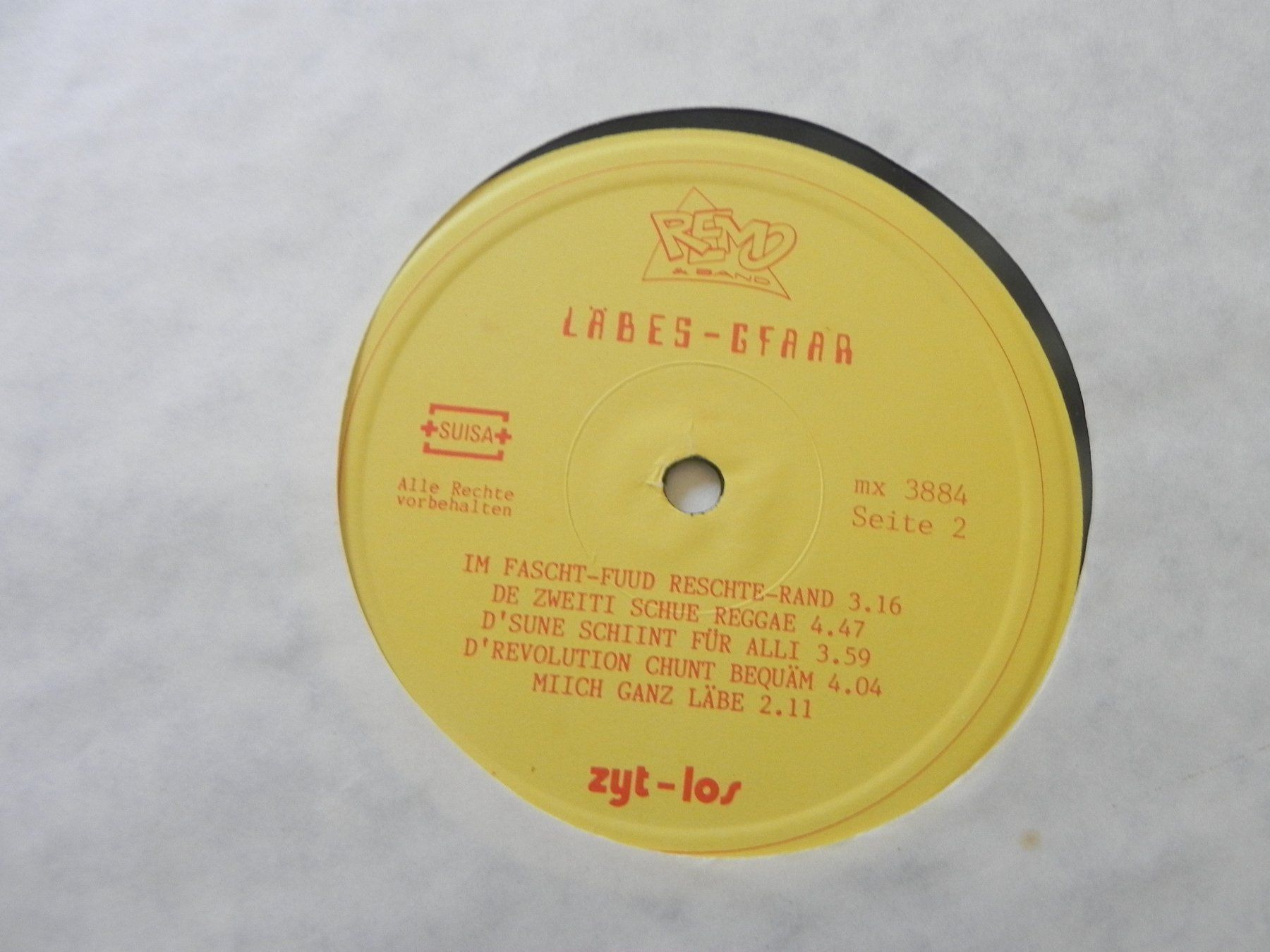 Dischi in vinile: LP Schweiz CH Remo & Band 1986 Läbes - Gfaar – Usato da Siebnen venduto da krimsie 5