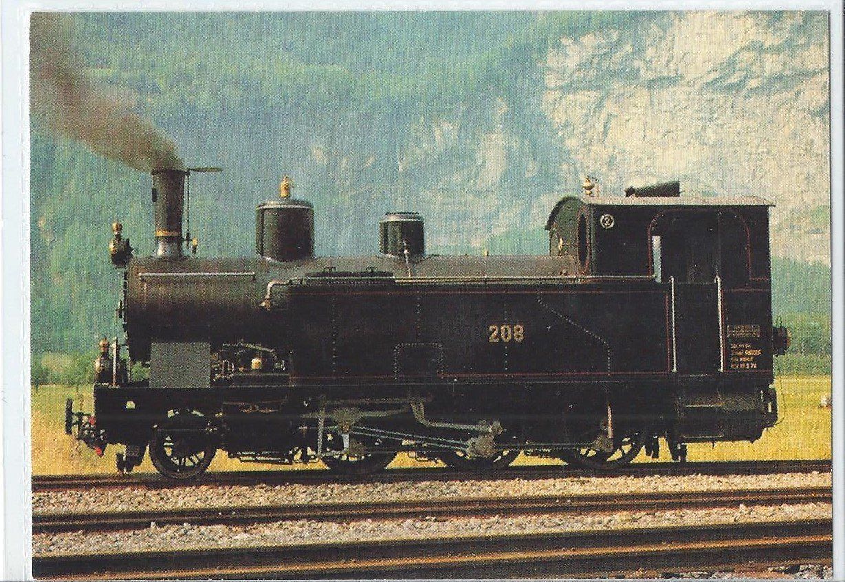 Ansichtskarten: Dampflokomotive G 3/4 ex SBB Brünig – Neu (gemäss Beschreibung) aus Rothrist von Stranglehold