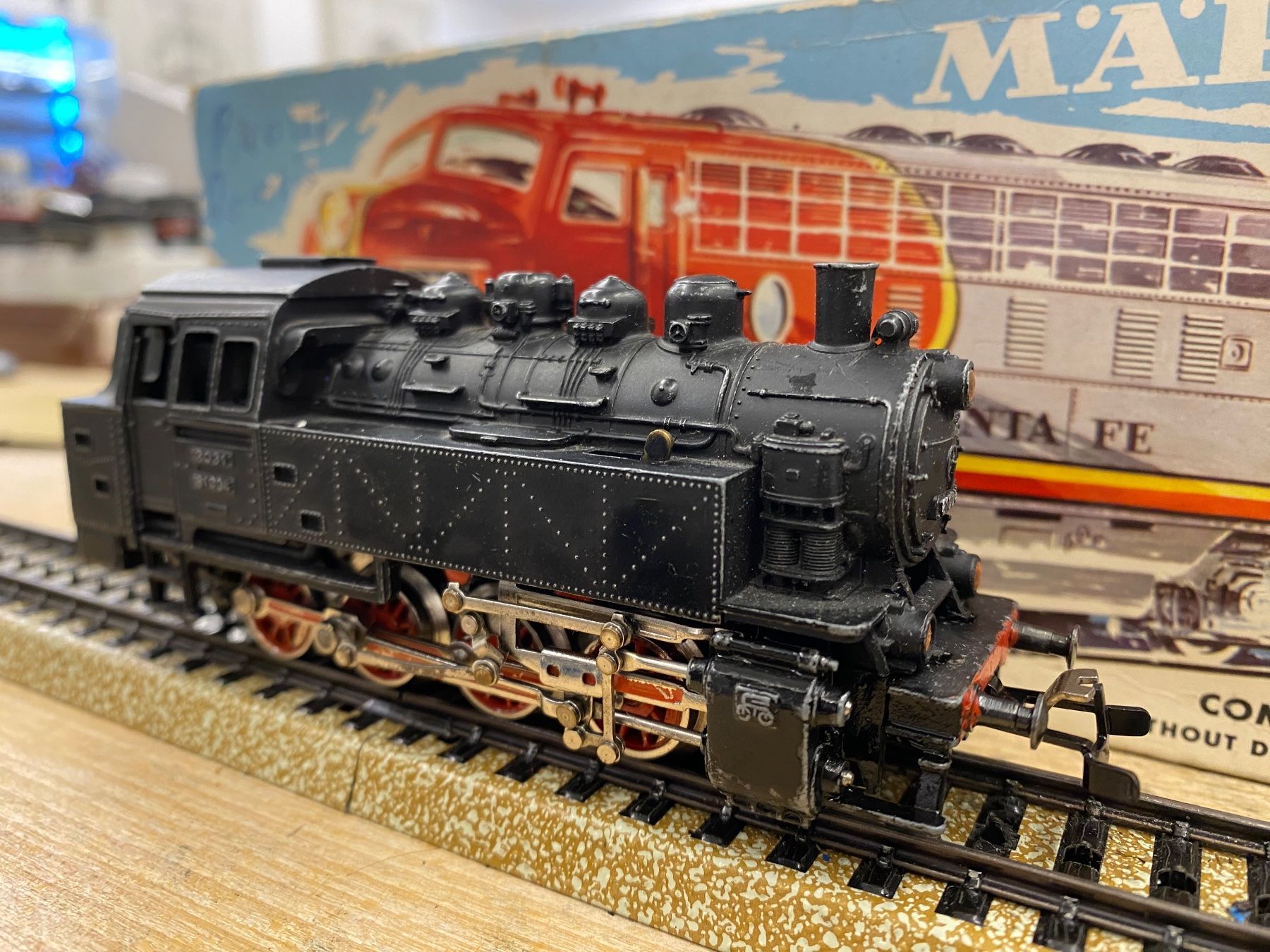 Märklin Modellini di ferrovie: Märklin 3031 DB BR 31 TELEX – Usato da Lupsingen venduto da New-Haven