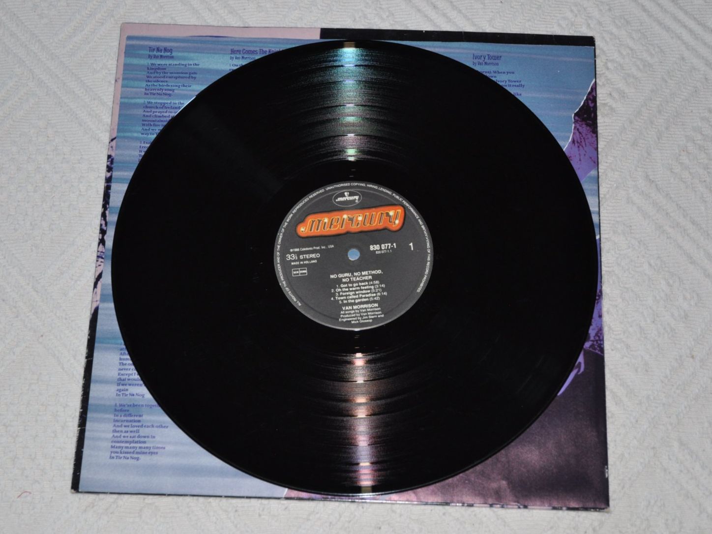 Vinyles: LP Van Morrison - No Guru. No Method. No Teacher – D'occasion à Boll par Theodora15 4