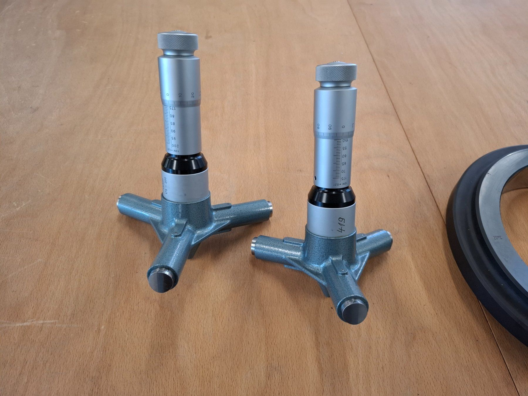 Tesa Misurare: 2 Innenmikrometer + Kalibrierring – Usato da Gächlingen venduto da Alexis7443 2