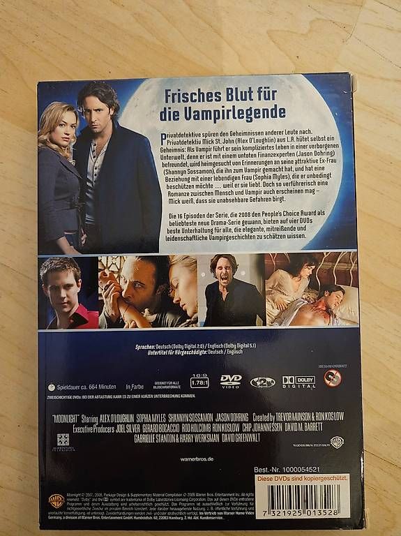 Tutti i DVDs: Moonlight DVD's – Usato da Tägerig venduto da Abendstern75 1