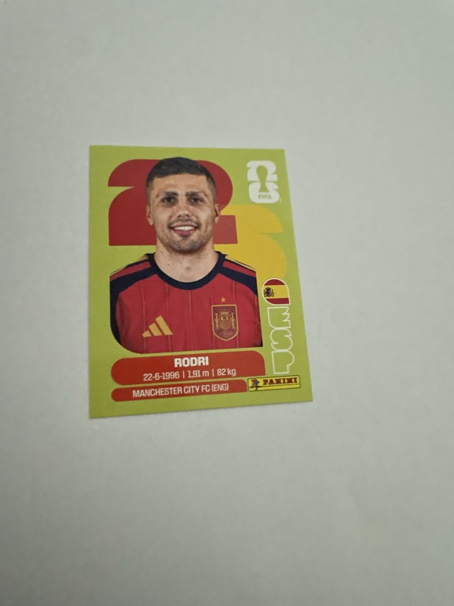 Panini Sammelbilder & Trading cards: FIFA WM 2026 Rodri ESP 10 – Neu (gemäss Beschreibung) aus Winterthur von Cobraforce