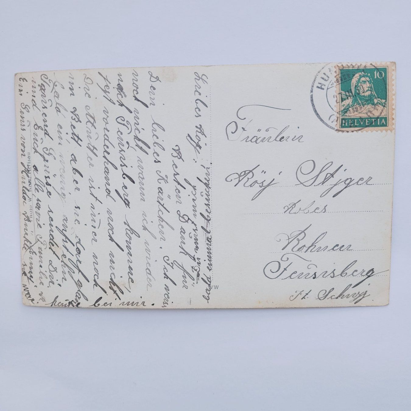 Cartoline postali: Hundwil /AR   mit Säntis – Usato da SCHÜBELBACH venduto da CoKaHa 1