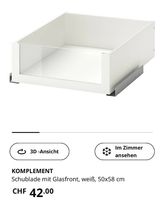 Komplement Schublade weiss IKEA Pax Zubehör 
