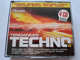 Cd Tendances Techno 4 CDs