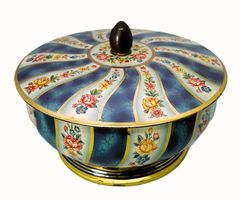 boîte vintage Belgique fer bonbonnière Blechdose Belgien
