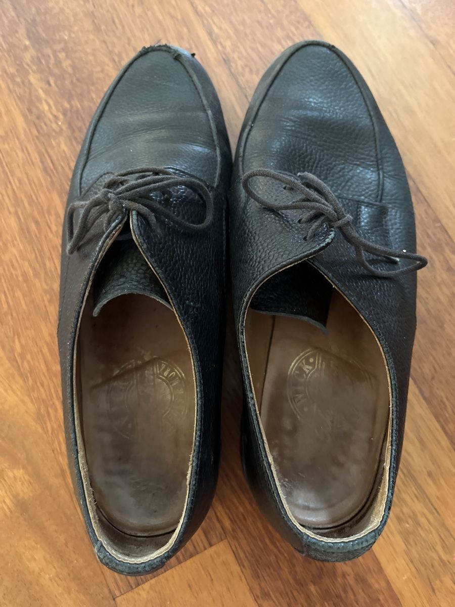 Scarpe da uomo: Wick Shoes Schwarze Halbschuhe Gr. 42.5 – Usato da zürich venduto da Fourstar0 3