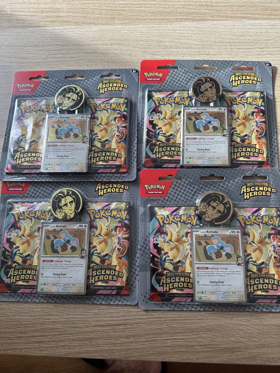 Pokémon Carte collezionabili: Pokemon TCG Ascended Heroes 4-Pack New – Nuovo e nell'imballaggio originale da Lausanne venduto da lui_d9g6