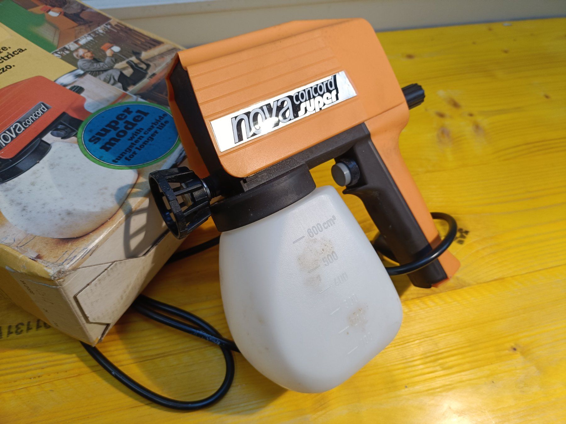 Tutti gli attrezzi: Nova Concord Super E-Farbspritzpistole, Vintage, Top! – Nuovo e nell'imballaggio originale da Hombrechtikon venduto da Unser_Hofer 1