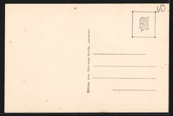 Cartoline postali: St. Sulpice /Vaud, Gasthaus-Terrasse mit – Usato da Berlin venduto da bartko-reher 1