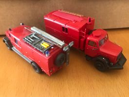 2x Magirus LKW Feuerwehr