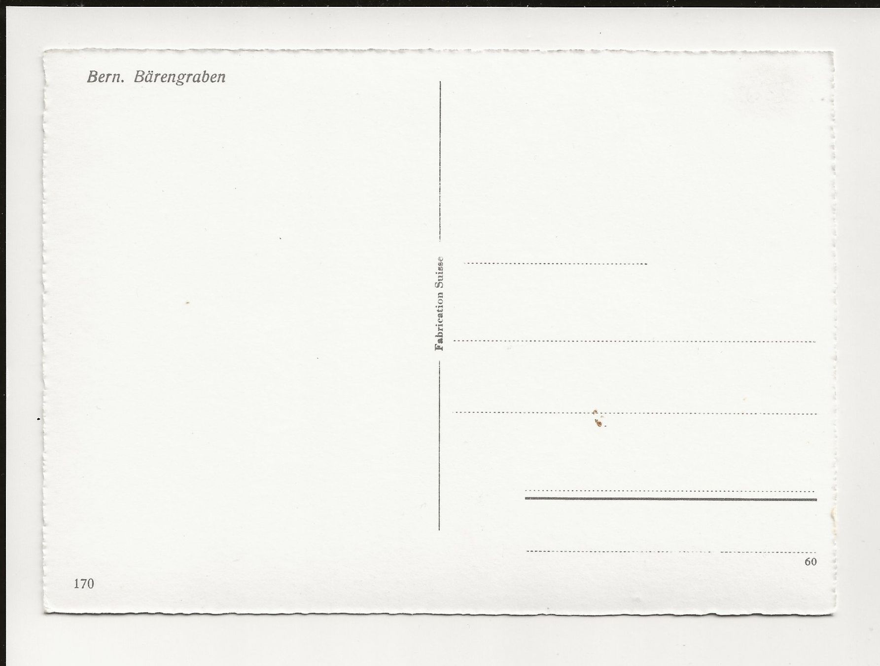 Cartoline postali: AK ca.1950 Bern Bärengraben – Usato da Greifensee venduto da 315WDO 1