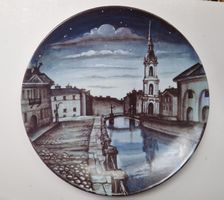 Lomonosov Porzellanteller St. Petersburg Motiv Serie 1