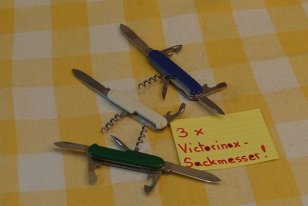 Victorinox Coltelli tascabile: 3x Victorinox-Sackmesser! – Usato da Bern venduto da bn1640 1