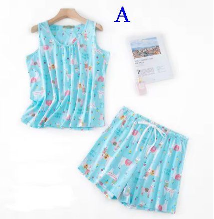 Sommer Pyjama Short Set, Baumwollpyjama  Gr. M,L,XL,2 XL