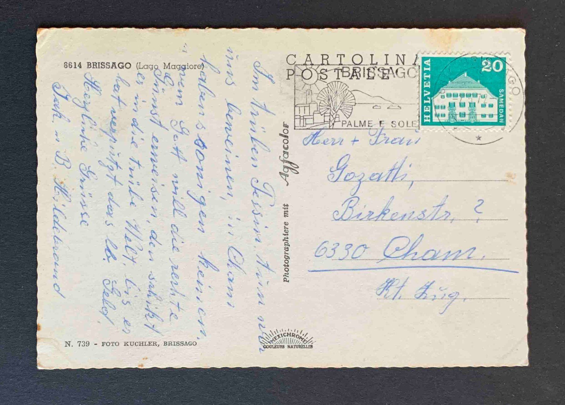 Cartoline postali: AK BRISSAGO Lago Maggiore – Usato da Goldau venduto da artelier1 1