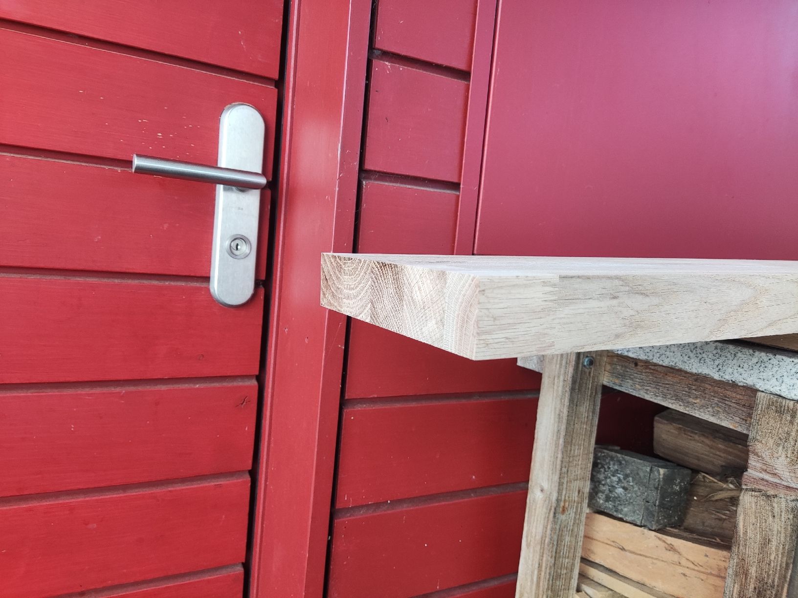 Articoli in legno: Massivleimholz Eichenbrett – Nuovo e nell'imballaggio originale da Hitzkirch venduto da jokerkg 1