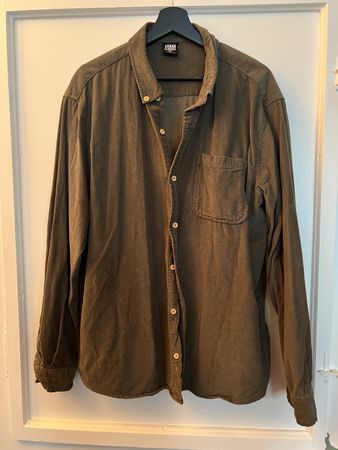 Urban Classics Herrenhemd Olivgrün Grösse 3XL - Top Zustand!