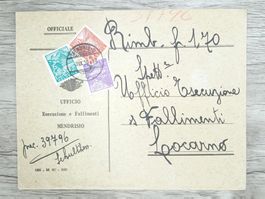 TR70 Enveloppe + Timbre Suisse 1938