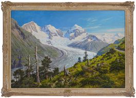 Rudolf Reschreiter (1868-1939): Piz Bernina, Piz Roseg