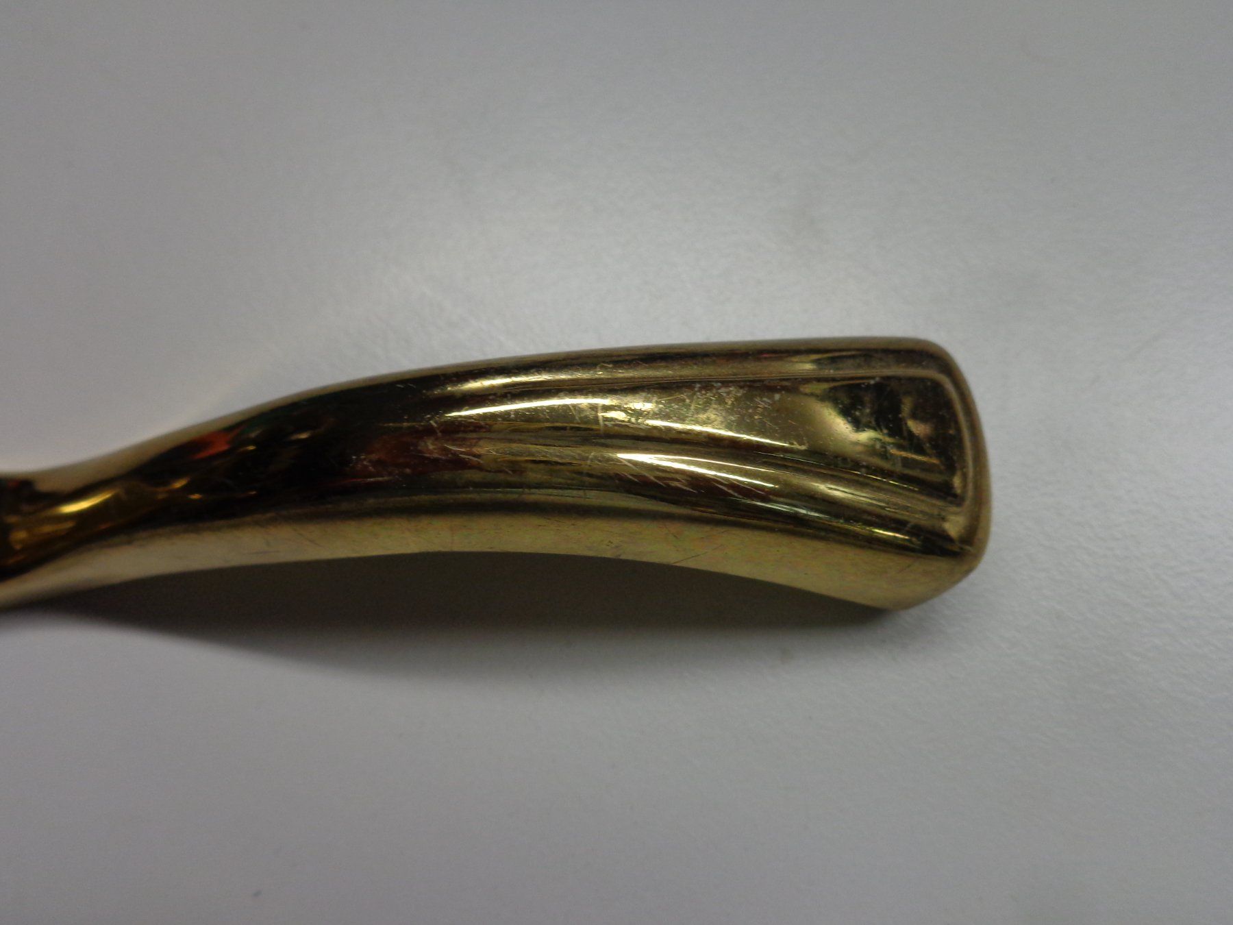 Eisenwaren: Messinghacken 2 Stk. L= 17 cm B= 7+5 cm – Gebraucht aus Liestal von Gecko16 6