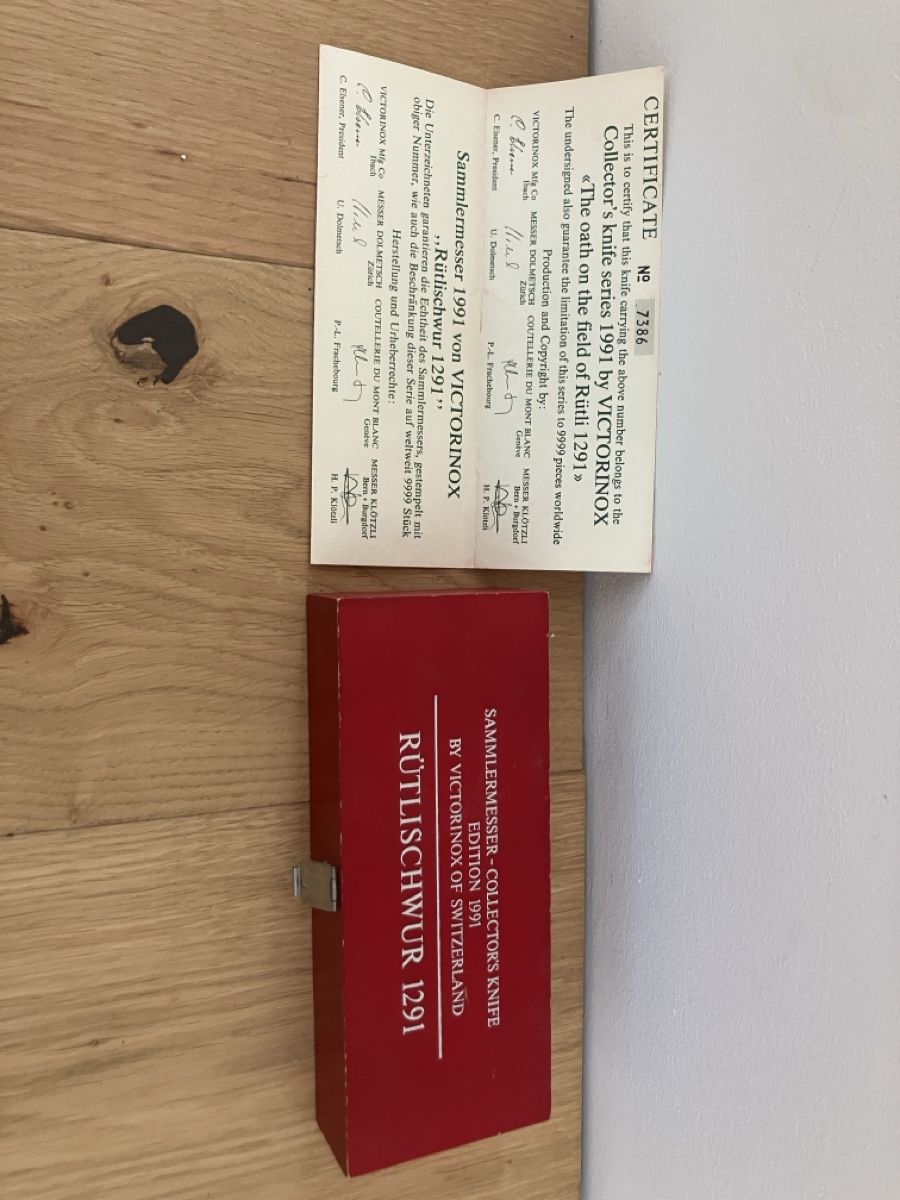 Victorinox Coltelli tascabile: Sammelmesser Edition 1991 Victorinox  – Usato da Erlinsbach venduto da Deente 4