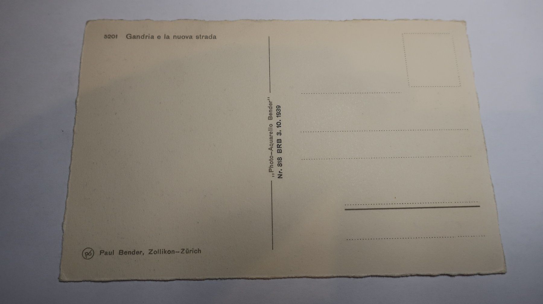 Cartes postales: Gandria e la nuova strada – D'occasion à Cormoret par Pascalll2001 2