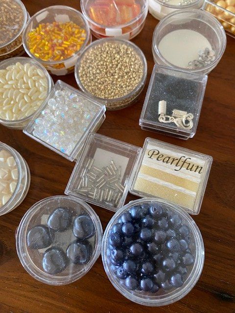 Kit bricolage: Scmuckperlen Glas zum Basteln, Sammlung – Usato da Edlibach venduto da Arnoldotto 5