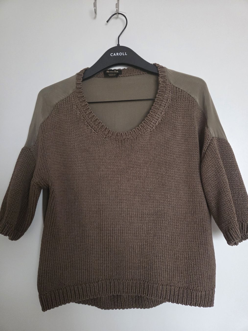 Massimo Dutti Top: Massimo Dutti Strickpullover, Gr. M, Baumwolle & Seide. Top. – Usato da Pfäffikon ZH venduto da e13_x2n5