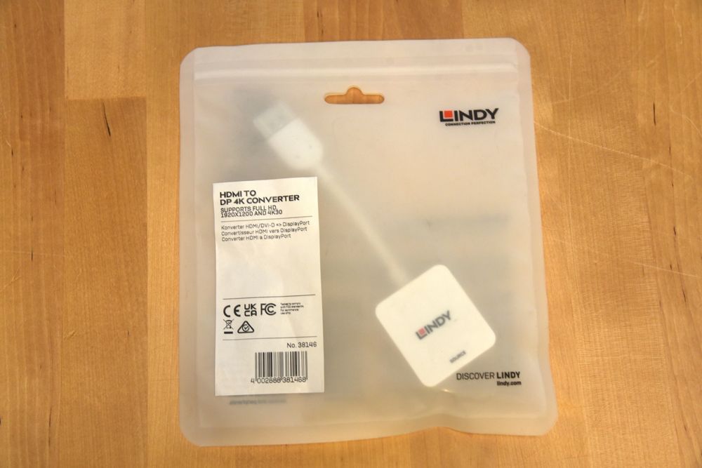 Lindy Konverter HDMI auf DisplayPort bis UHD / 4K (38146) Kaufen auf