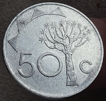 NAMIBIA 50 CENTS 1993