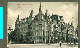AK sw Zürich ZH Weisses Schloss, belebt ≈ 1911 