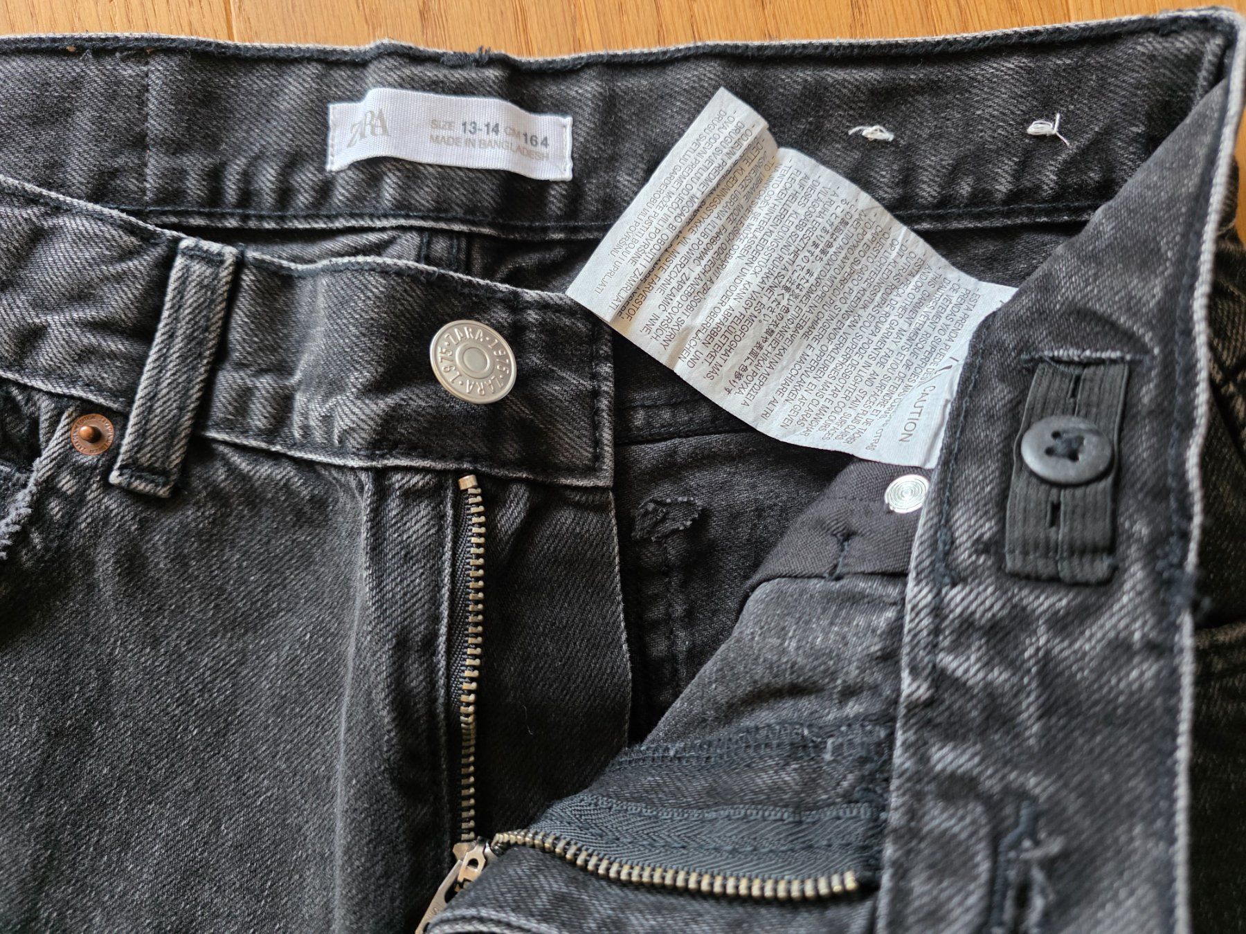 Zara Jeans: Zara Jeanshose Gr 164 schwarz – Nuovo e nell'imballaggio originale da Richterswil venduto da Rem2011 4