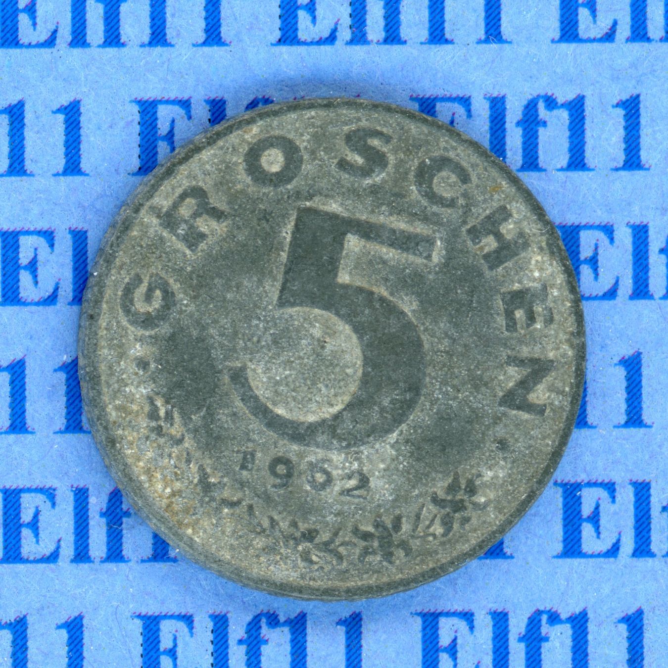 Alle Münzen: ATS___0.05 1962 ss 5 Groschen – Gebraucht aus Widnau von Elf11