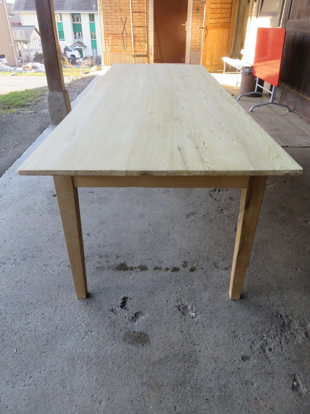 Tables: antiker Biedermeier Tannentisch 260cm – D'occasion à Ruswil par Mfladibus 3