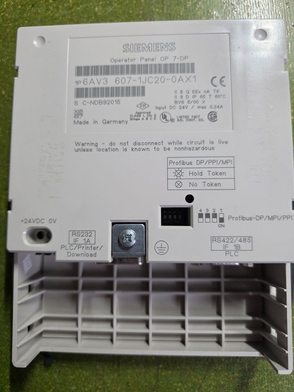 Siemens Componenti elettronici: Siemens OP7-DP Panel Display – Usato da Staufen venduto da Perskin 2