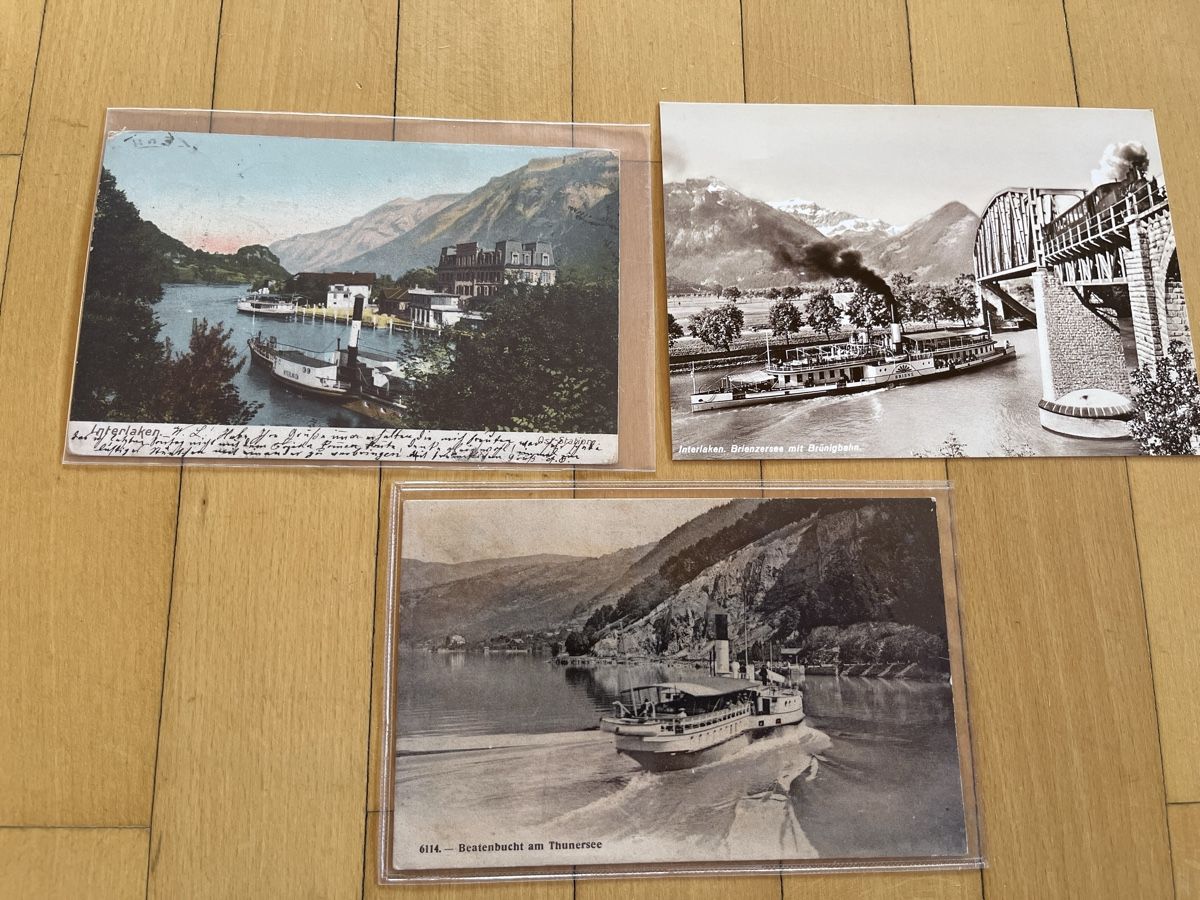 Cartoline postali: Schiffe Thuner-Brienzersee – Usato da scharnachtal venduto da Riso500