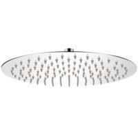 vidaXL Regenbrause Edelstahl 30 cm Rund