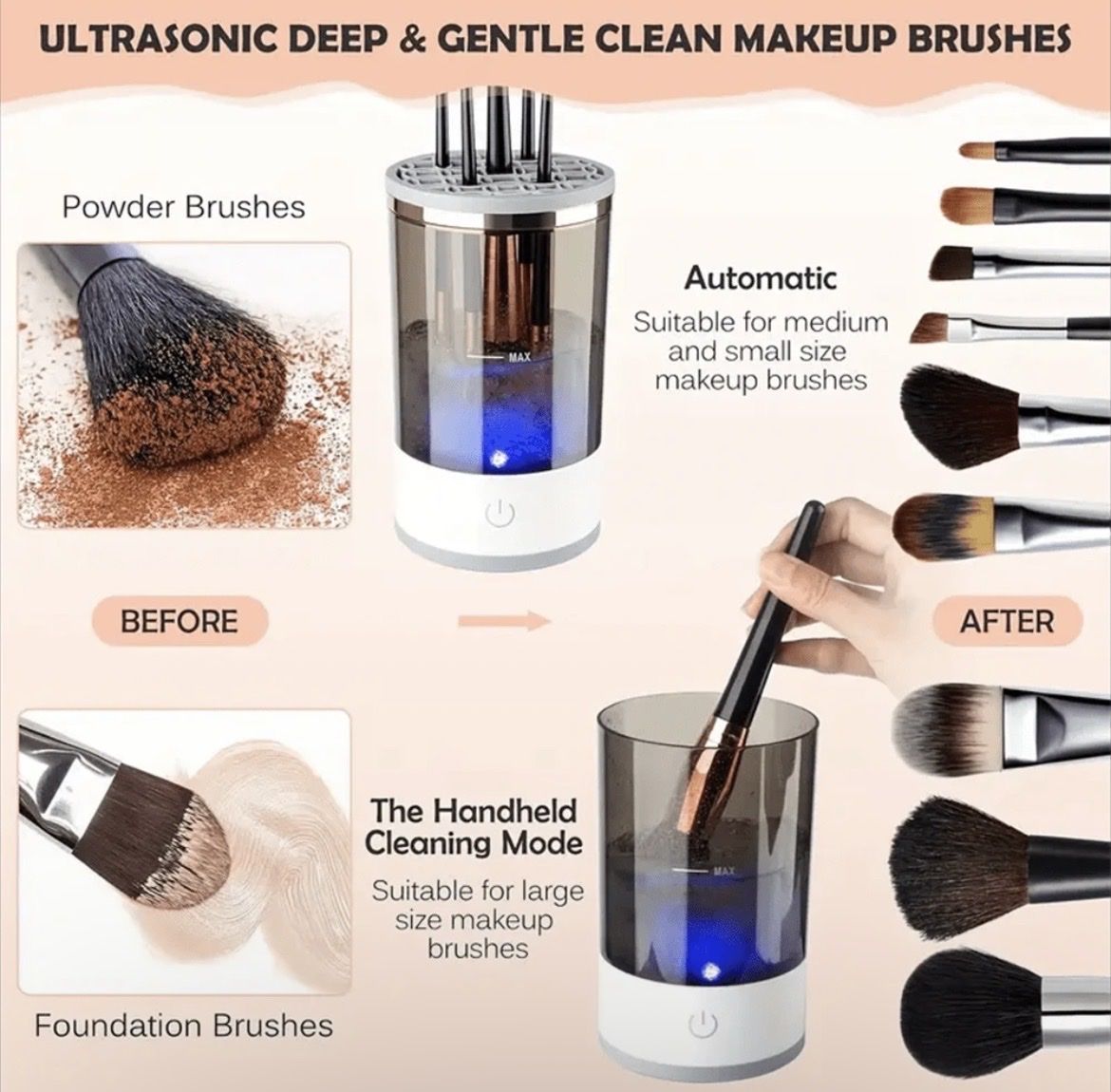 Make-up: Automatischer Make-up Pinsel Reinigung – Neu und originalverpackt aus Emmenbrücke von ShopDirect 5