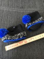 Ungebrauchte Babysöckli / Babyfinkli blau-schwarz-weiss