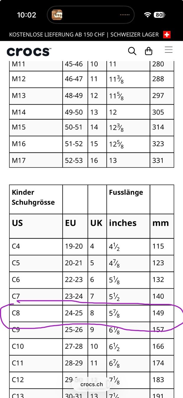 Crocs Chaussures garçon: Lined Crocs – D'occasion à Zürich par NSG709 3