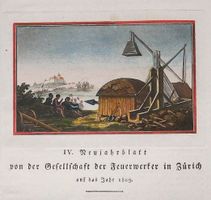 Kyburg Neujahrsblatt 1809 mit Plan und Ansicht