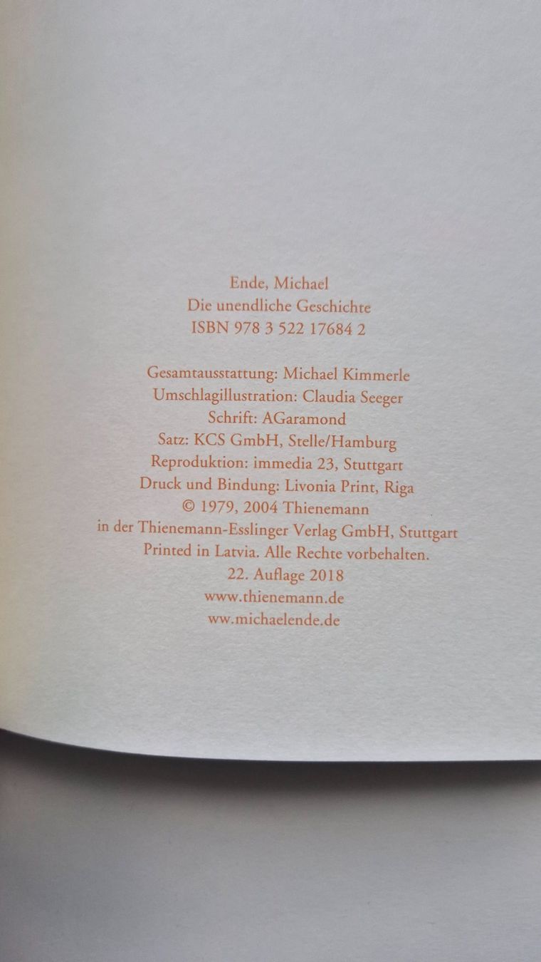Libri: DIE UNENDLICHE GESCHICHTE   💙   Michael Ende – Usato da Niederweningen venduto da Obson 4