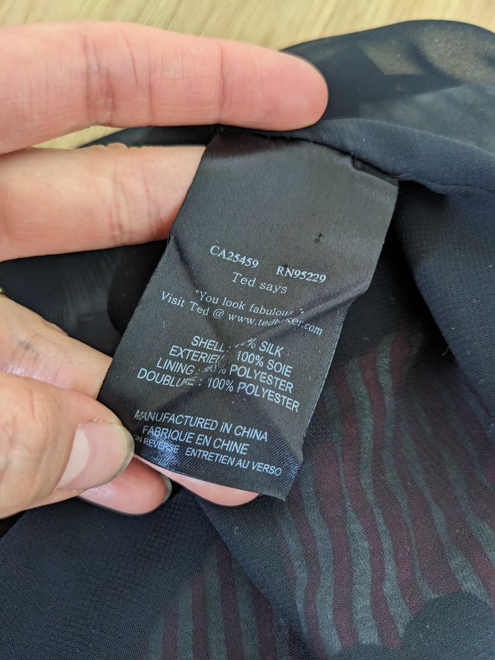 Ted Baker Vestiti: Ted Baker 100% Seide Bluse/ Kleid Gr. S (Gr. 1) – Usato da Lengnau AG venduto da Nathi88 8