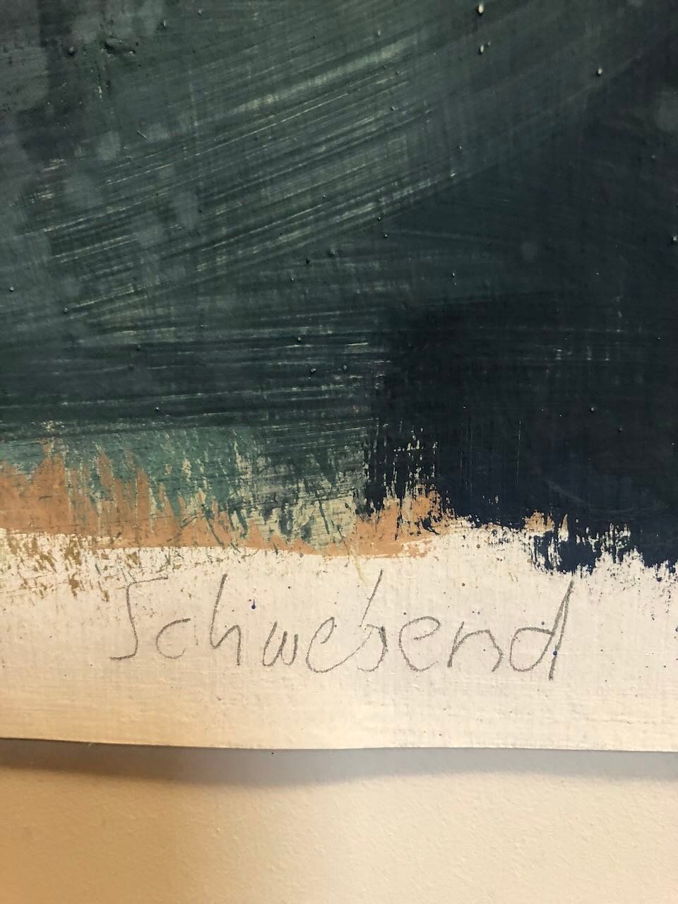 Foto & Immagini: Frey Bar 1993 Tempera Bild 'Schwebend" – Usato da zuerich venduto da Thorleif_Tvricvm 2