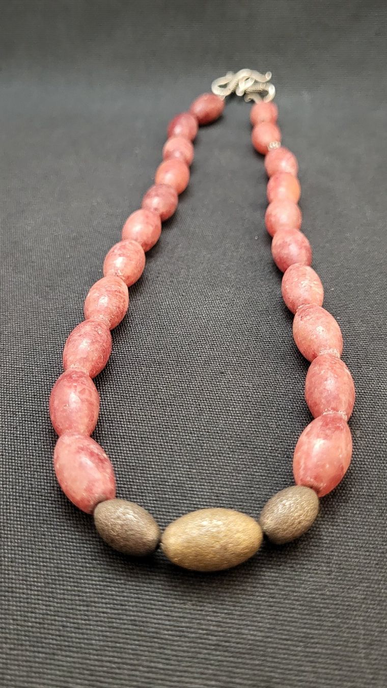 Catenine: Collier Rhodochrosit / Silber – Usato da Basel venduto da spinne02 2